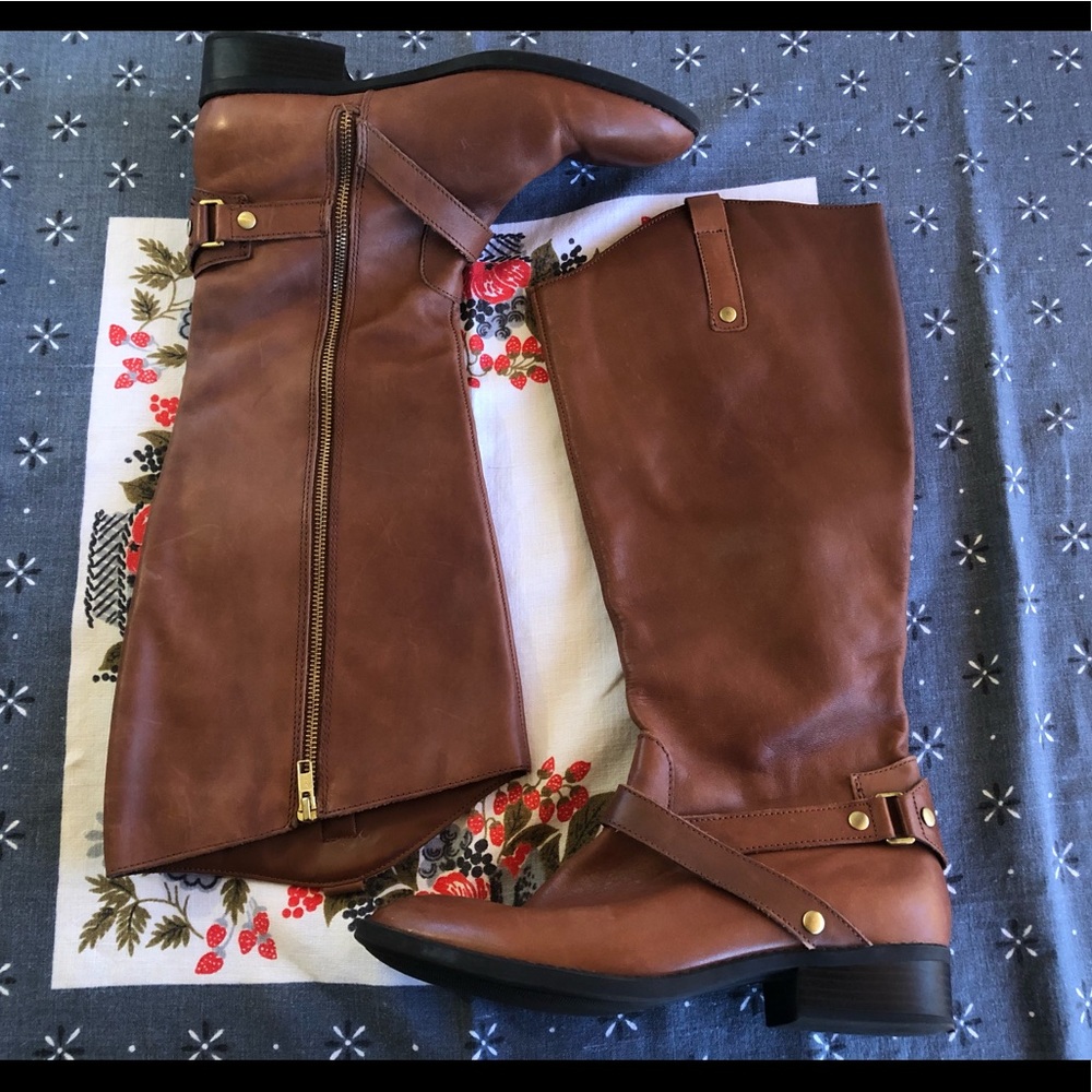 Liz Claiborne leather riding boots 10M